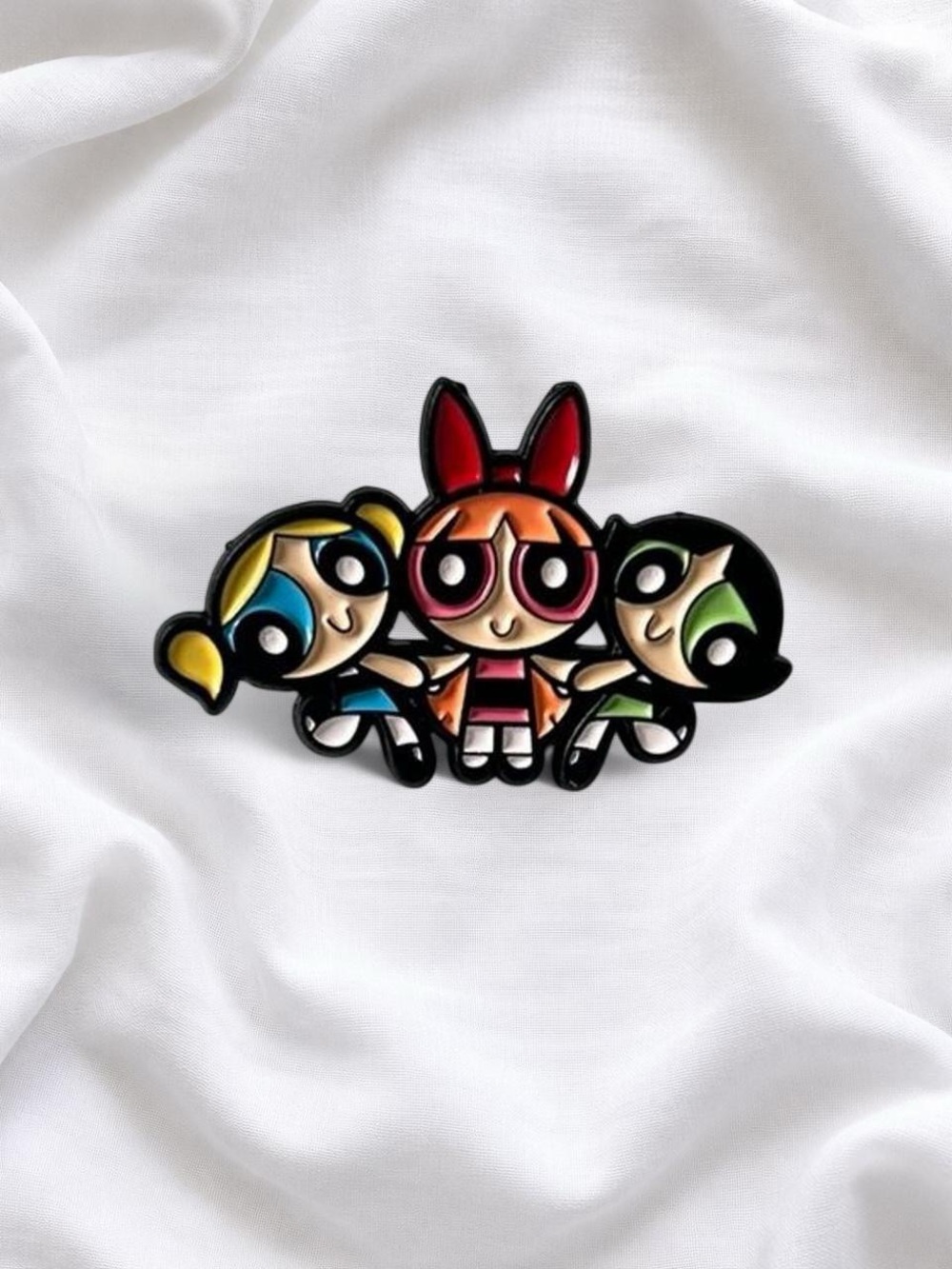 Powerpuff Girls Enamel Pin - Blossom, Bubbles & Buttercup